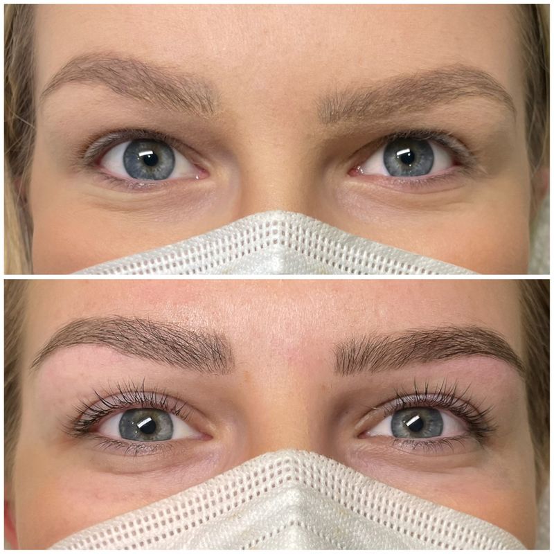 Úprava a farbenie obočia výsledok 3